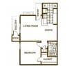 Floor plan: 1B