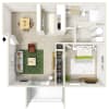 Floor plan: RR-1x1(712)