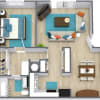 Floor plan: One Bedroom