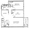 Floor plan: 1D