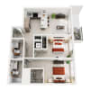 Floor plan: 2X2 I