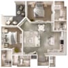Floor plan: B3 Balcony Corner