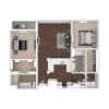 Floor plan: B3 Monticello