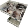 Floor plan: 2 BR Designer Overlook