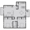 Floor plan: BSA-C w/ New Carpet