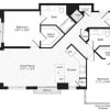 Floor plan: 2 BR 2H