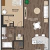Floor plan: One Bedroom B