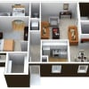 Floor plan: 1 Bedroom 1 Bath Large
