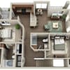Floor plan: B2G2U
