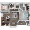 Floor plan: The Escape cp2 2x2