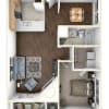 Floor plan: 1X1C
