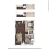 Floor plan: 1 Bedroom - A1 - L