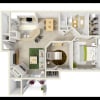 Floor plan: 83-B
