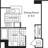Floor plan: Studio 573