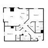 Floor plan: B02C