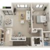 Floor plan: One Bedroom