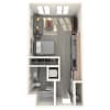 Floor plan: Studio A