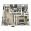 Floor plan: B2R 2X1S