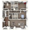 Floor plan: Gainsborough 19