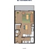 Floor plan: Studio - Phase II