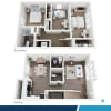 Floor plan: 3 Bed