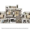 Floor plan: Oaks 3