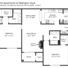Floor plan: 2BR 2BA (1070sf)