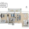 Floor plan: B9-1400SF-3I-6I-Classic