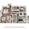Floor plan: The Ventnor w/ Attached Garage