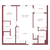 Floor plan: B2E-W