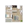 Floor plan: The Cozy (A1)
