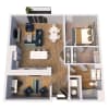 Floor plan: B7-Den