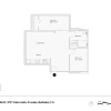 Floor plan: 2 Bed 1 Bath - 1280 sqft