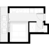 Floor plan: The Studio
