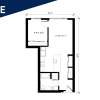 Floor plan: MFTE 1 Bedroom - A31
