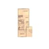 Floor plan: Affordable 1 Bed 1 Bath Apartment in Tacoma, WA - 60% AMI