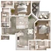 Floor plan: B2 Balcony Corner