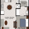Floor plan: 1x1