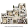 Floor plan: Wylie | Renovated