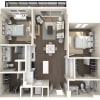 Floor plan: B03
