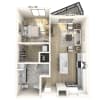 Floor plan: A2a	- The Hamilton