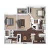 Floor plan: B2 Riverside