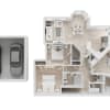 Floor plan: C1 - Attached Garage