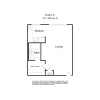 Floor plan: Studio A