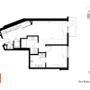 Floor plan: One Bedroom A8
