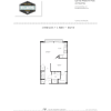 Floor plan: Brownsburg Studio, 1 Bathroom