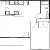 Floor plan: 1 Bedroom