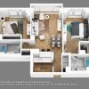 Floor plan: 2 Bedroom 2 Bath- B02