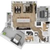 Floor plan: C3-3F