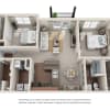 Floor plan: 2x2B
